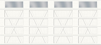 X Layout, Plank Base - 4 bays
